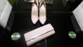 Елегантен дамски комплект обувки плюс чанта от еко кожа, снимка 6
