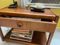 Ретро дървена маса/ шкаф на колелца , снимка 7