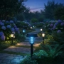 Соларна лампа против комари за открито – комплект 2 броя с UV защита и декоративно осветление, снимка 2