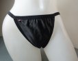 XL черни сатенени полупрашки с ниска талия, снимка 8