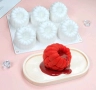 6 голяма 3D малина малини силиконов молд форма фондан шоколад гипс свещ мус десерти , снимка 6