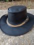 Каубойска шапка Естествена кожа Модел Лукс, снимка 1 - Шапки - 41883509