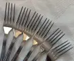 Комплект от 6 броя малки/вилицки "Петко Денев" Габрово , снимка 4