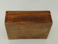 Стара дървена пирографирана кутия от Соца 13/9/4.5 см, снимка 4