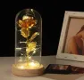 Вечна роза в стъкленица с LED светлина / Батериите НЕ са включени в комплекта ПРОМОЦИЯ - СУПЕР ЦЕНА , снимка 5