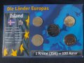 Исландия 2005-2011 - Комплектен сет от 5 монети, снимка 1 - Нумизматика и бонистика - 44482980