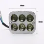 LED фар за мотоциклет с 6 SMD диода и 4500 lm, снимка 4