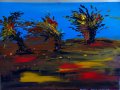 Авторска голяма картина "Дива есен", снимка 1 - Картини - 42431350