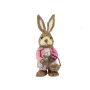 Великденска декоративна фигура, Зайче с кошница за яйца, 46 см
