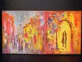 Авторска Маслена живопис,, Мечтание", снимка 11
