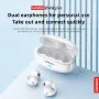 Lenovo XT83II TWS Спортни безжични Bluetooth HD слушалки Дизайн скоба за уши Сензорно управление, снимка 5