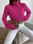Дамски Цикламен Пуловер Код Верона1, снимка 1