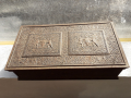Стара метална кутия за чай, снимка 1 - Антикварни и старинни предмети - 36226730