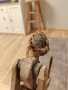 Дървена статуетка на африкански войн, снимка 12