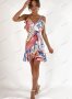 Дамска слинг рокля с абстрактни щампи, 2цвята - 023 , снимка 7