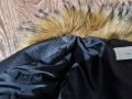Тъмно кафяво кожено яке с пух М-20лв., снимка 7