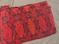 продавам червен килим / покривало за легло Нов. , снимка 2