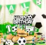 Футбол футболисти Soccer пластмасови фигурки врата топери за декорация на торта , снимка 4