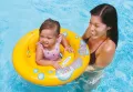 Надуваем пояс за бебета My Baby Float Intex,70 см, PVC, безопасен, жълт, снимка 3