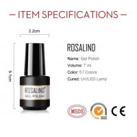 ROSALIND Нови 57 цвята гел лак серия Hybrid Color., снимка 10 - Продукти за маникюр - 34192336