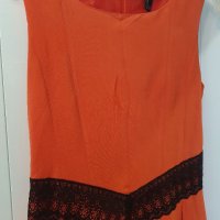 Дамска оранжева рокля , снимка 2 - Рокли - 39052955