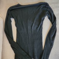 Еластична блуза финно плетиво, снимка 2 - Блузи с дълъг ръкав и пуловери - 40253384