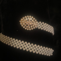 Уникален колан от перли, ръчна изработка, снимка 2 - Колани - 44553992