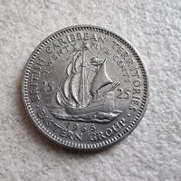 Монети. Карибски басеин . Източни кариби.  2, 10 и 25 цента.3 бр., снимка 2 - Нумизматика и бонистика - 40214609