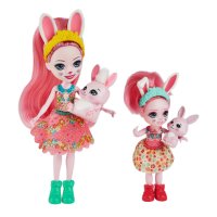 Комплект кукли Enchantimals - Bree Bunny & Twist and Bedelia Bunny & Tappy - зайчета, снимка 2 - Кукли - 40996099