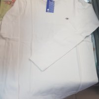 Продавам мъжка бяла памучна блуза Том Тейлър, снимка 1 - Блузи - 35703364