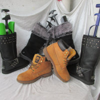 Унисекс боти,обувки, чепици DOCKERS® Boots Leder N- 39 - 40 / 100% естествена кожа, снимка 6 - Дамски боти - 36159587