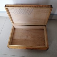Дървена кутия 30 х 20 h 7 см. , снимка 6 - Други стоки за дома - 35850501