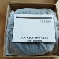 ATZEBE оптичен Hdmi кабел HDMI to HDMI fiber optic 30M нов, снимка 8 - Стойки, 3D очила, аксесоари - 41948590