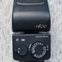 Автоматична светкавица с TTL Nissin i400 (400N) за Nikon -  водещо число 40, снимка 1 - Светкавици, студийно осветление - 41545783