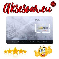 Нова празна сим карта за мобилен телефон Super sim 16 в 1 Max sim cart за GSM Редактор на номера Кап, снимка 4 - Резервни части за телефони - 42000312