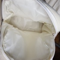 Дамска бяла модна ежедневна лека раница за пътуване Чанта през рамо Ученическа чанта, снимка 4 - Раници - 41948252