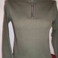 блузка с цип, снимка 1 - Блузи с дълъг ръкав и пуловери - 39965325