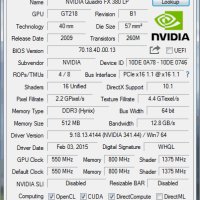 Видео карта NVidia Quadro FX 380 LP 512MB GDDR3 64bit PCI-E, снимка 9 - Видеокарти - 41291734