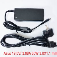 Зарядно за лаптоп Asus - 19.5V/ 3.08A / 60W, снимка 1 - Кабели и адаптери - 35926283