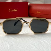 Cartier Мъжки слънчеви 2 цвята осмоъгълни, снимка 3 - Слънчеви и диоптрични очила - 41957894