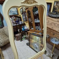 Уникално голямо антикварно немско огледало , снимка 3 - Антикварни и старинни предмети - 41957025