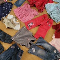 Лот (27 броя) дрехи за момиче 12-18м (next, gap, george, osh kosh, debenhams, marks & spencer), снимка 2 - Други - 41748343