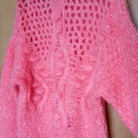 Намален - Разкошен бебешко розов пуловер MANGO , снимка 7 - Блузи с дълъг ръкав и пуловери - 34359032