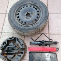 Резервна гума и крик Опел Opel патерица, снимка 1 - Части - 44384874