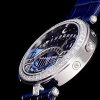 Дамски часовник Van Cleef & Arpels Lady Arpels Pont Des Amoureux с кварцов механизъм, снимка 5 - Дамски - 40644378