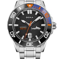DOXA SHARK кварцов часовниk,водоусточив,дата,въртящ се безел, снимка 7 - Мъжки - 41745645