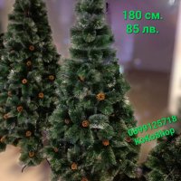 Елха с шишарки/Коледна елха с бели връхчета/Коледна елха , снимка 2 - Декорация за дома - 42722591