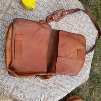 Стара дамска кожена чанта #19, снимка 5 - Антикварни и старинни предмети - 41964618