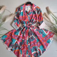 👗Страхотна риза-рокля за пролет-есен‼️, снимка 2 - Рокли - 41937537