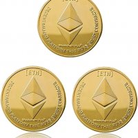 Етериум монета / Ethereum Coin ( ETH ) - Gold, снимка 4 - Нумизматика и бонистика - 39061899